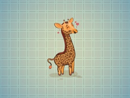 Sticker Me: Happy Giraffe