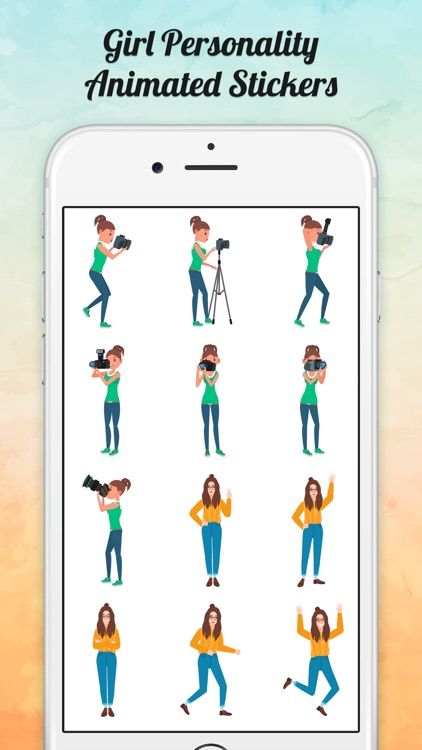 Women Personality Stickers screenshot-3