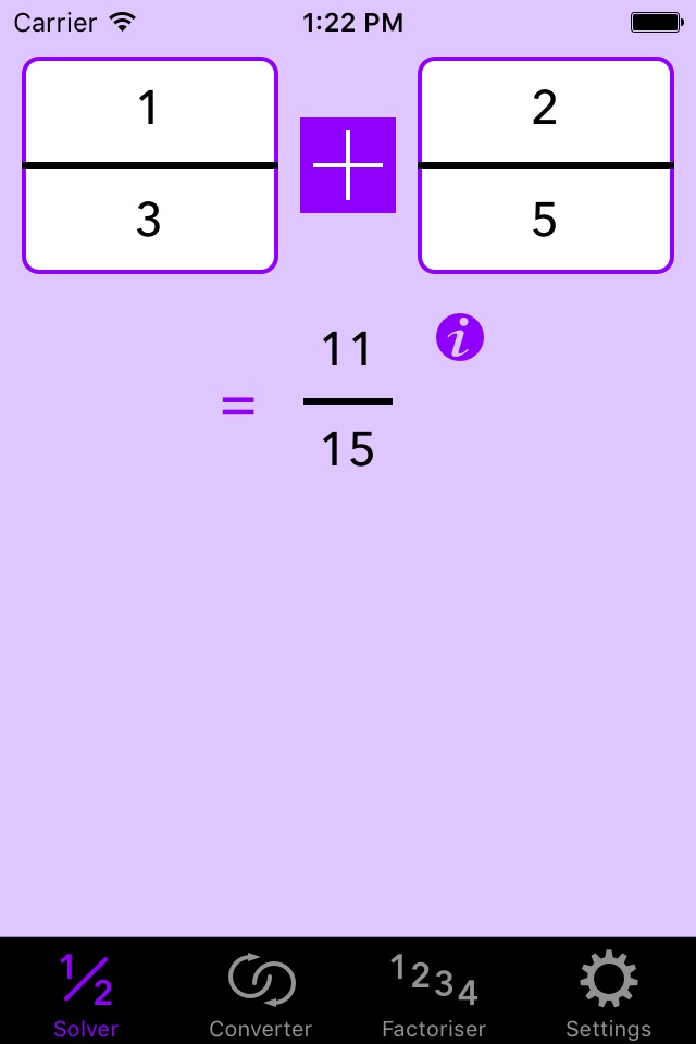 Fraction Help screenshot 3