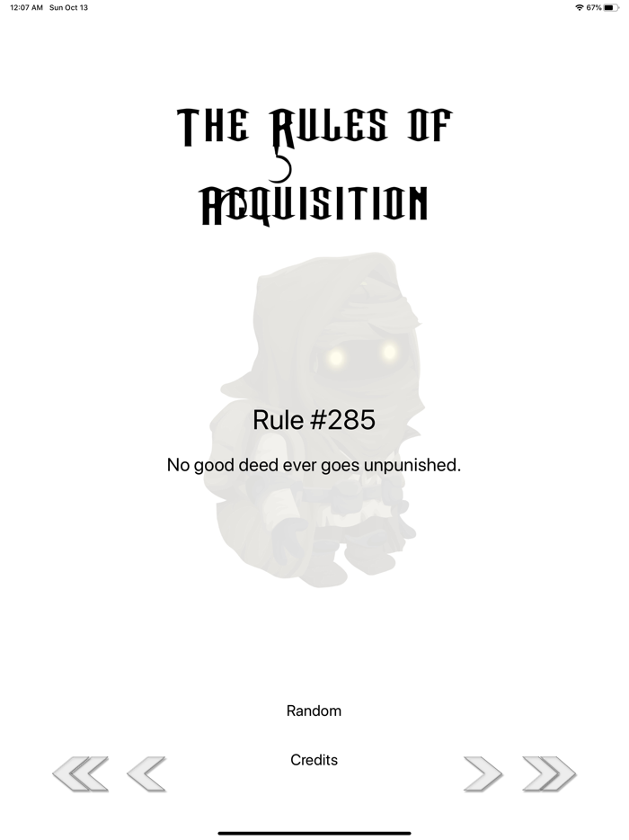 The Rules of Acquisition
