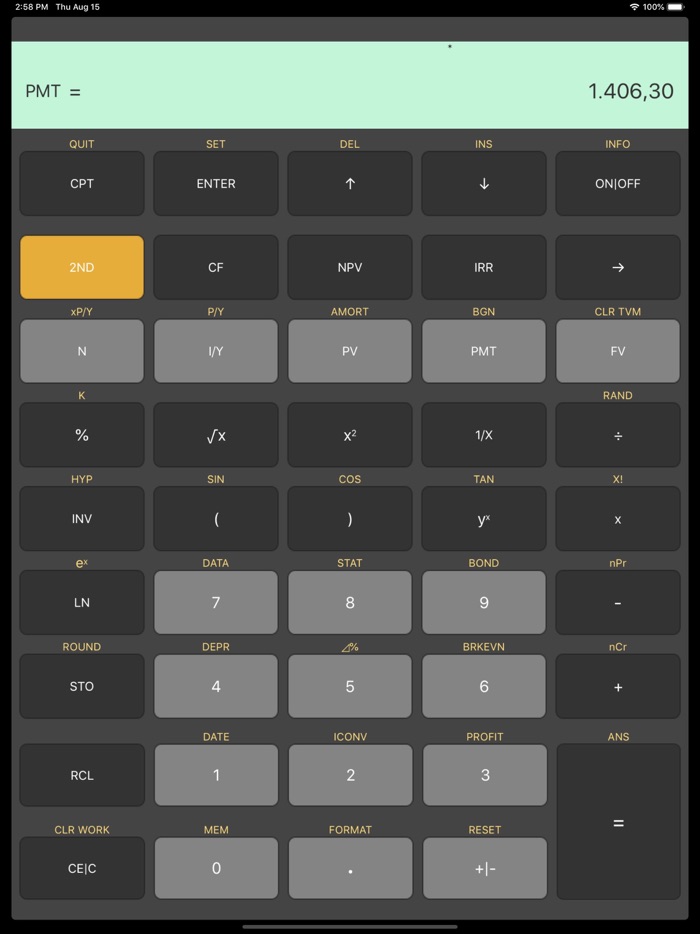 BA Plus Calculator