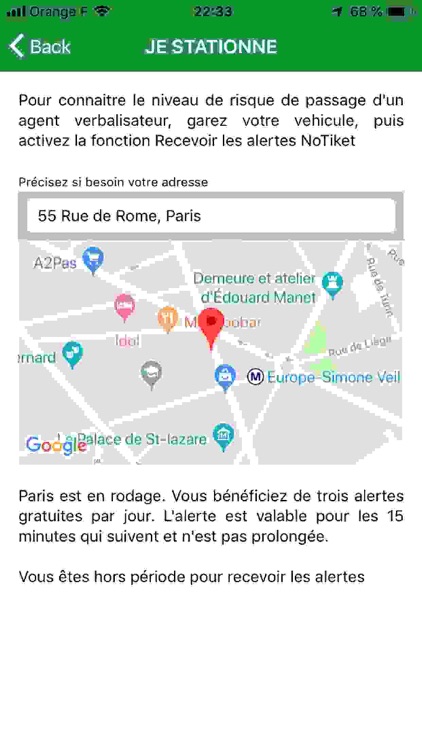 Parking gratuit, stationnement