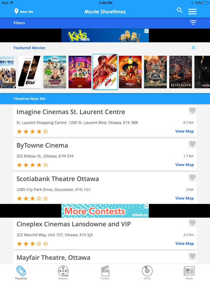 Tribute Movie Showtimes