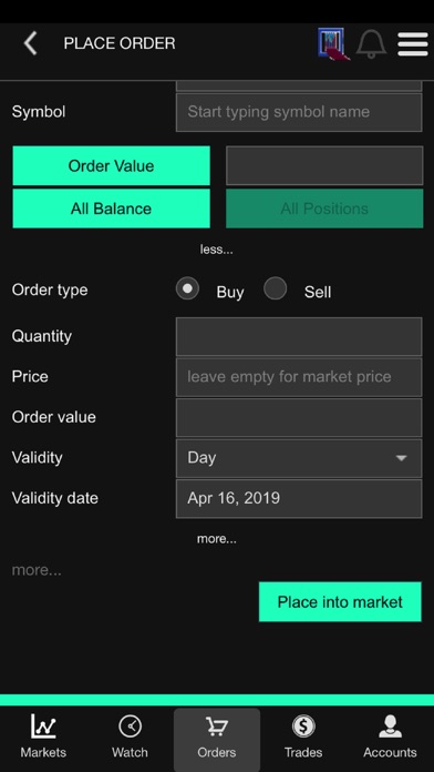 QSC Mobile Trading App screenshot 3