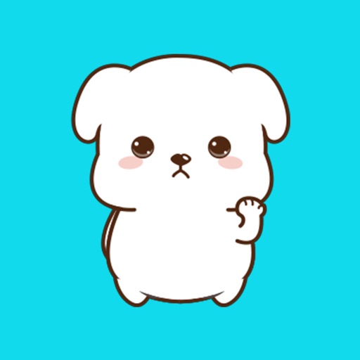 Snowy Dog Stickers iOS App