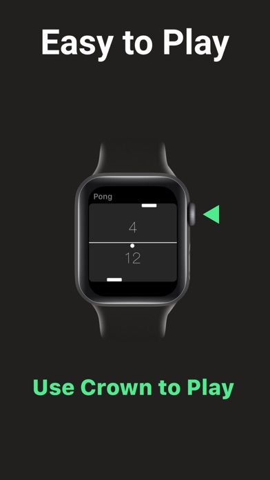 Pong game apple watch screenshot 2
