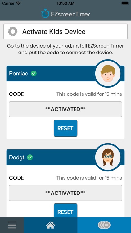 EZscreenTimer Parental control