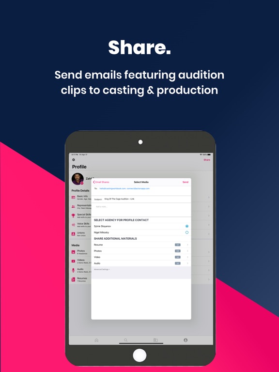 Actor App - Work Like a Pro screenshot