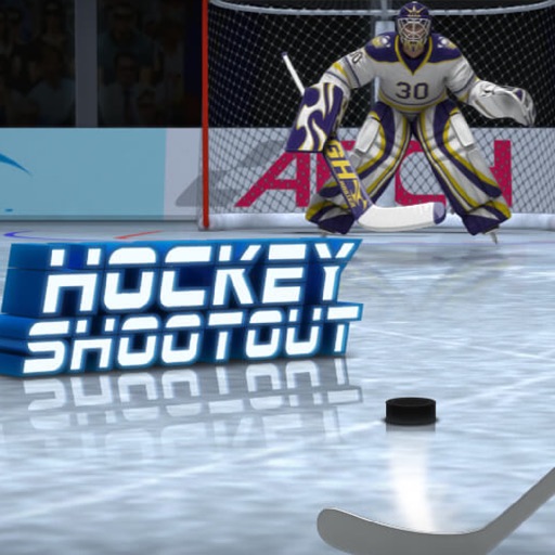 Hockey Shootout. by Dolores Violet