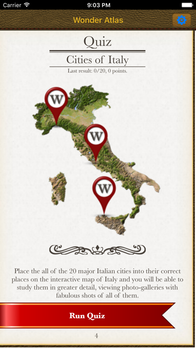 How to cancel & delete Italy. The Wonder Atlas Quiz from iphone & ipad 1