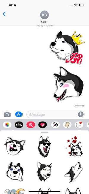 Cute Husky Sticker Pack(圖2)-速報App