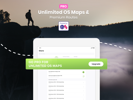 Outdoors GPS – Offline OS Maps for Hiking & Biking screenshot