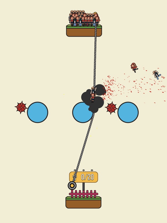 iPad Image of Rope Rescue! - Unique Puzzle