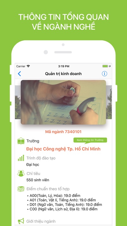 WEDU.vn Tìm ĐH - CĐ Ngành Nghề screenshot-5