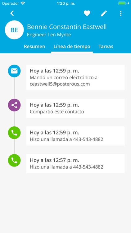 Contactos Digitales screenshot-3