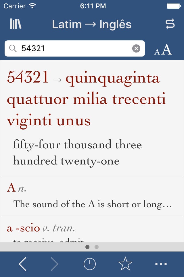 Ultralingua Latin-English screenshot 3