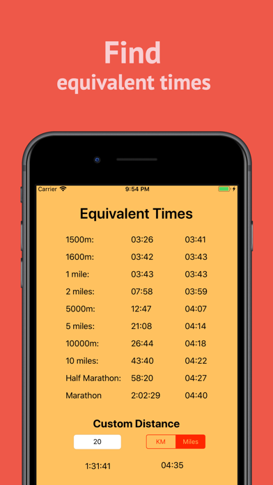 Running Calculator Pro screenshot 2