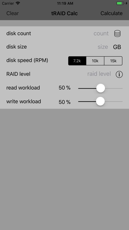 tRAID Calc