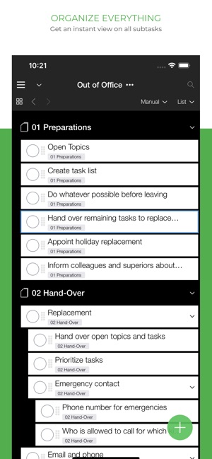 Taskfabric Projects & Tasks