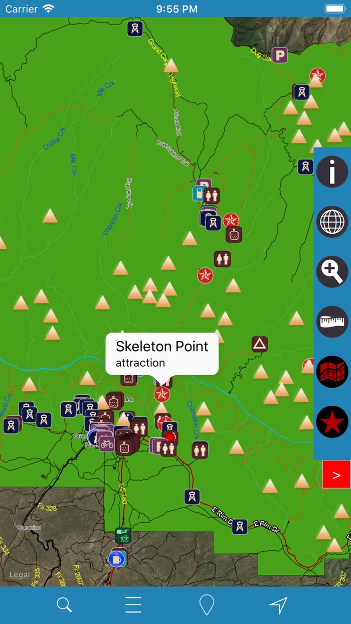 Grand Canyon National Park GPS