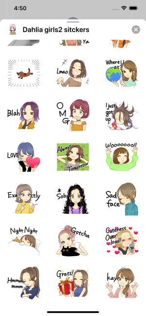 Dahlia girls2 stickers(圖4)-速報App