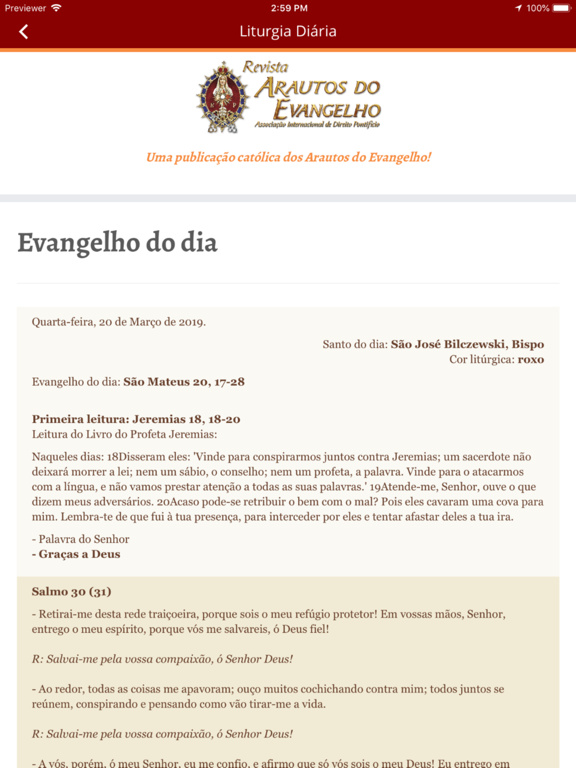 Screenshot #6 pour Arautos do Evangelho – Revista