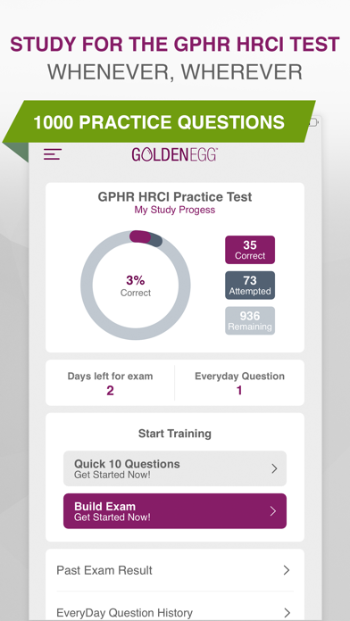 How to cancel & delete GPHR HRCI Practice Test Prep from iphone & ipad 1