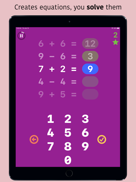 Screenshot #4 pour Simple Math - Learn by Solving