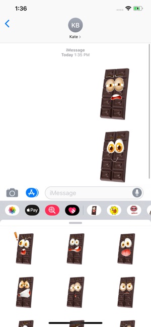 Cute Chocolate Sticker Pack(圖2)-速報App