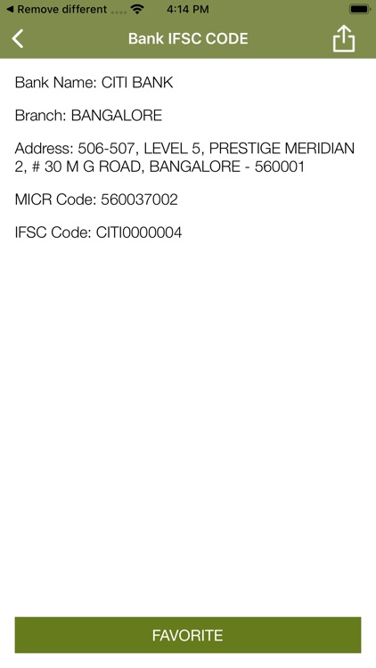 IFSC CODE FOR BANK