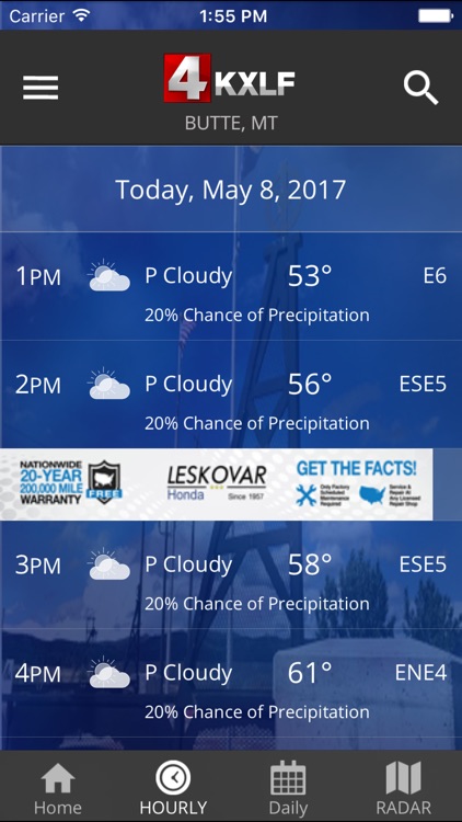 KXLF STORMTracker Weather App