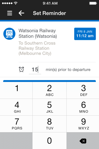 Public Transport Victoria app screenshot 3