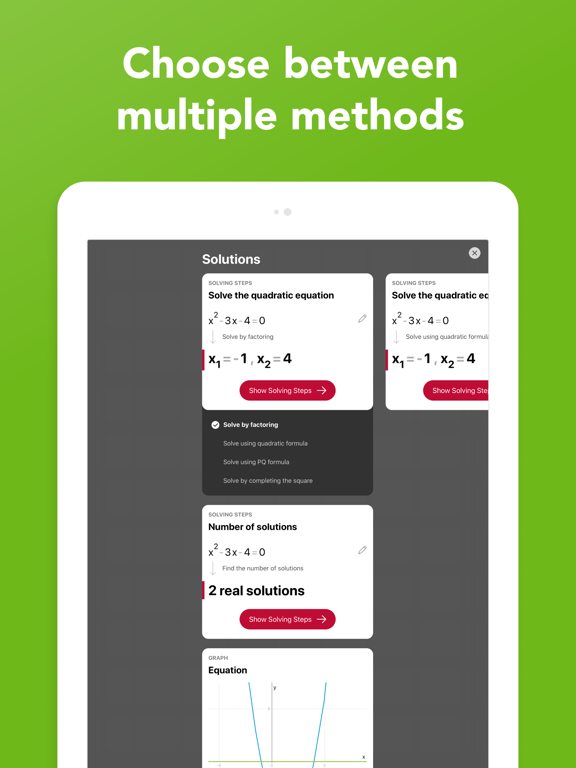 Photomath - Camera Calculator screenshot