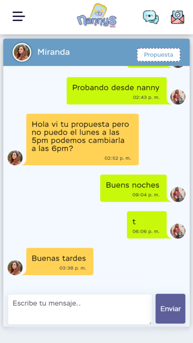 Screenshot #1 pour Nannysapp