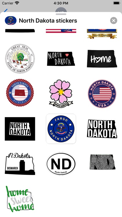 North Dakota - USA stickers