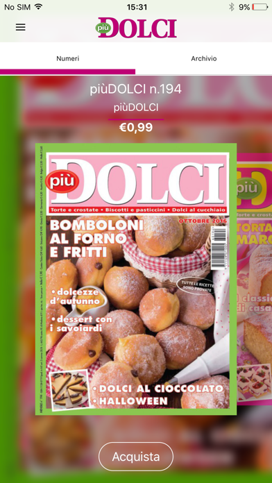 How to cancel & delete piùDOLCI Rivista from iphone & ipad 1
