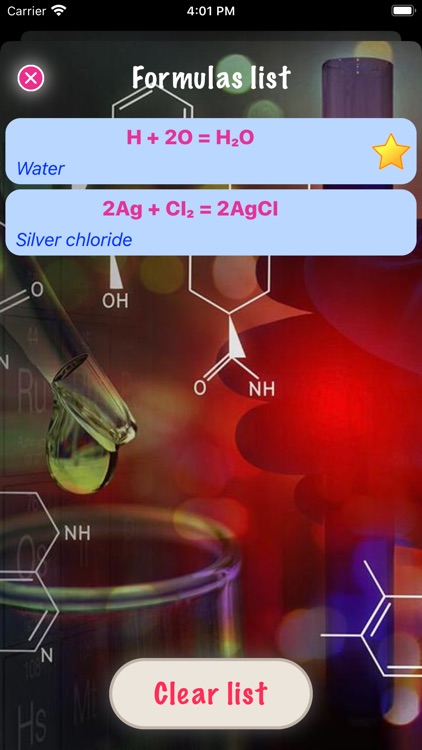 Correct the chemical formulas screenshot-3