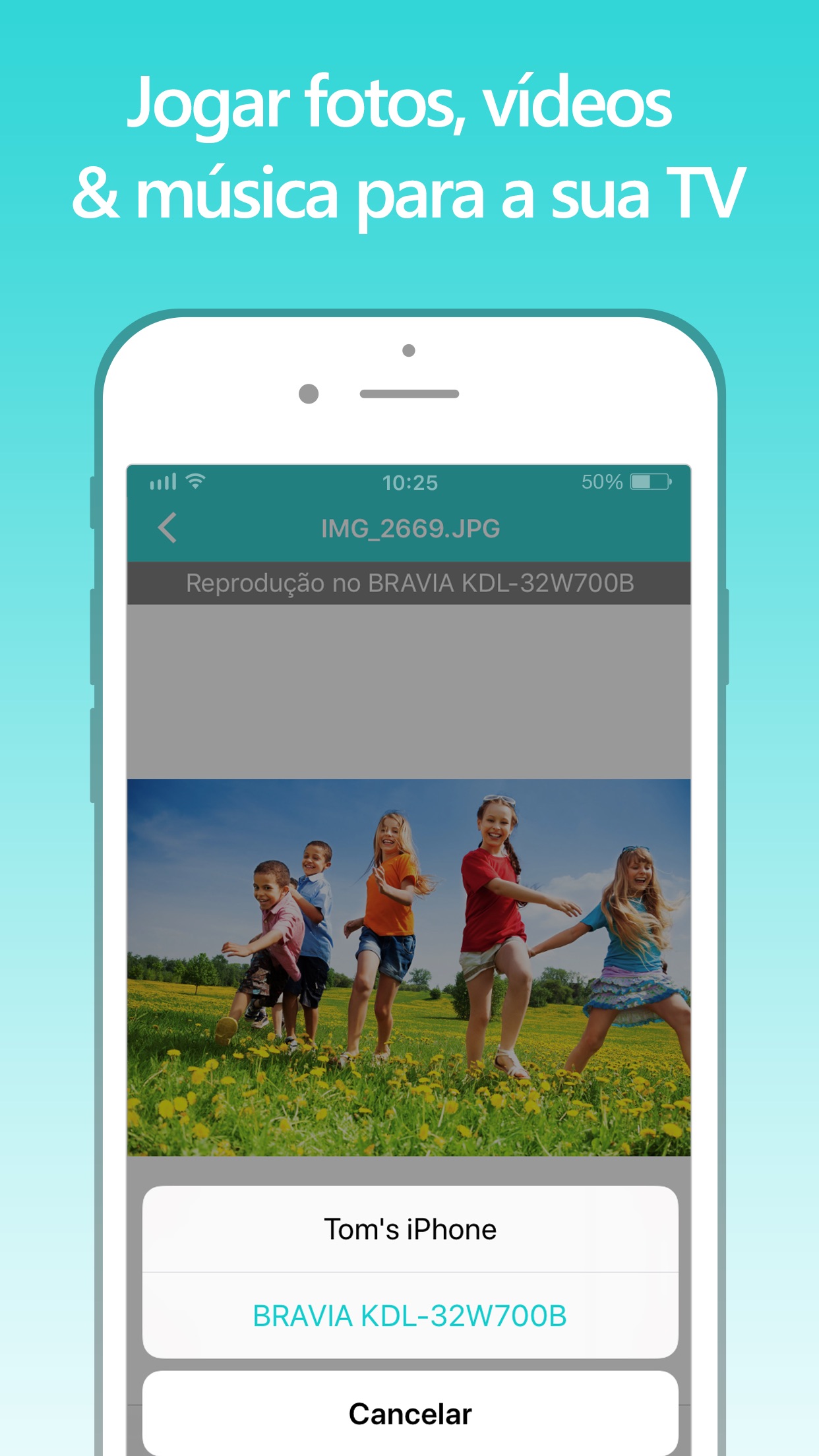 Screenshot do app Nero Streaming Player