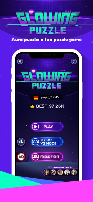 Glowing color Puzzle(圖1)-速報App