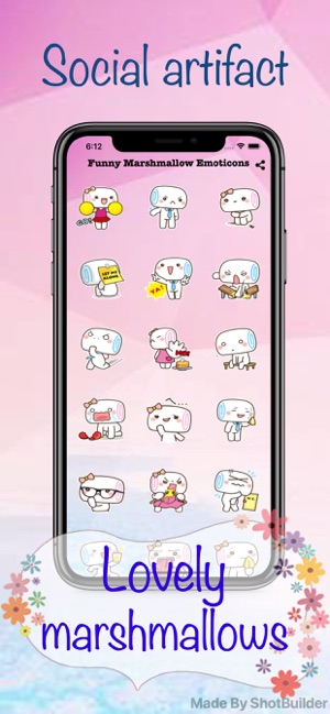 Funny Marshmallow Emoticons