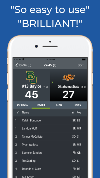 Oklahoma State Football screenshot 3