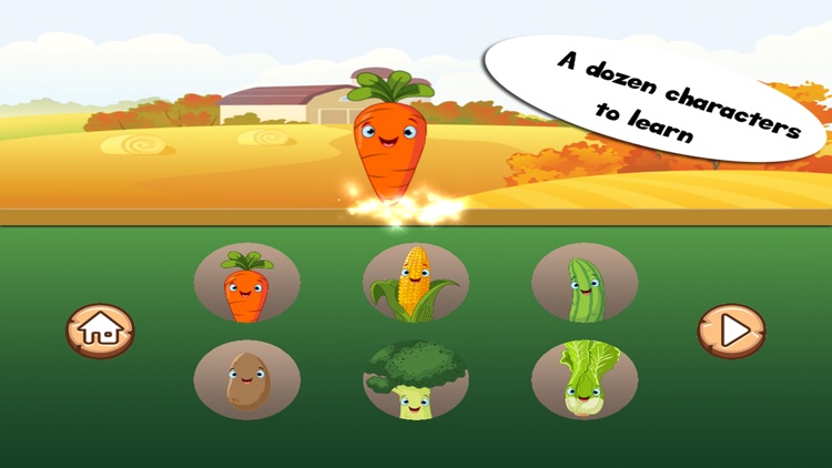 Spell & Play:Vegetable Friends screenshot-3