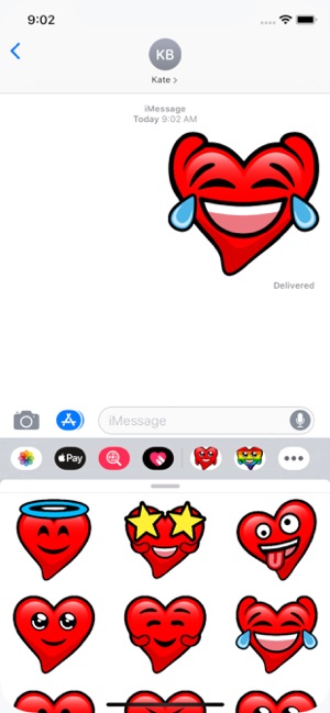 Red Hearts stickers(圖1)-速報App