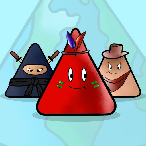 Triangular World - Made By Kid