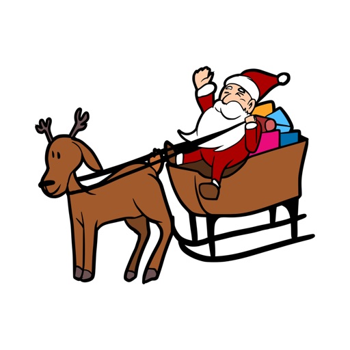 Santa & Reindeer Sticker Pack icon