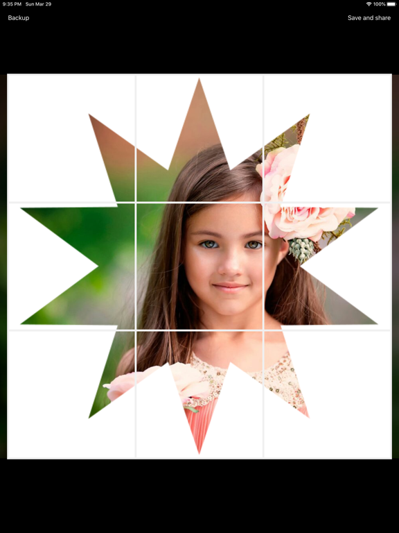 Screenshot #4 pour Nine grid clipping picture