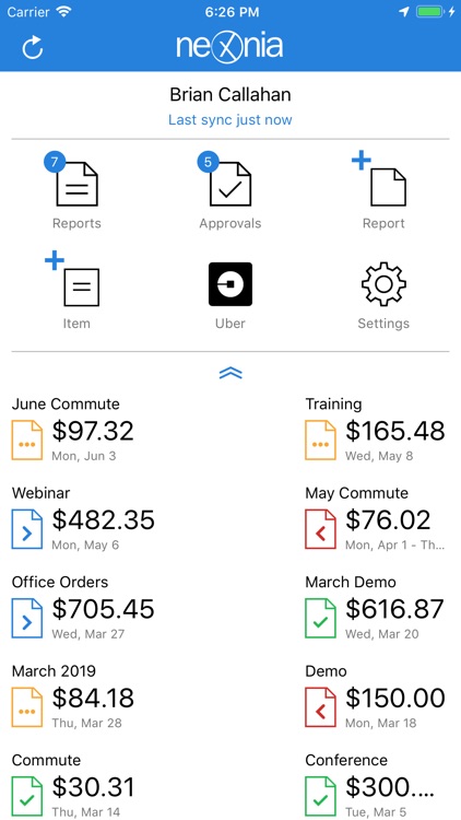 Nexonia Expenses