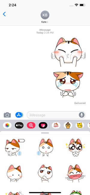 Kawaii Kitty Sticker Pack(圖4)-速報App