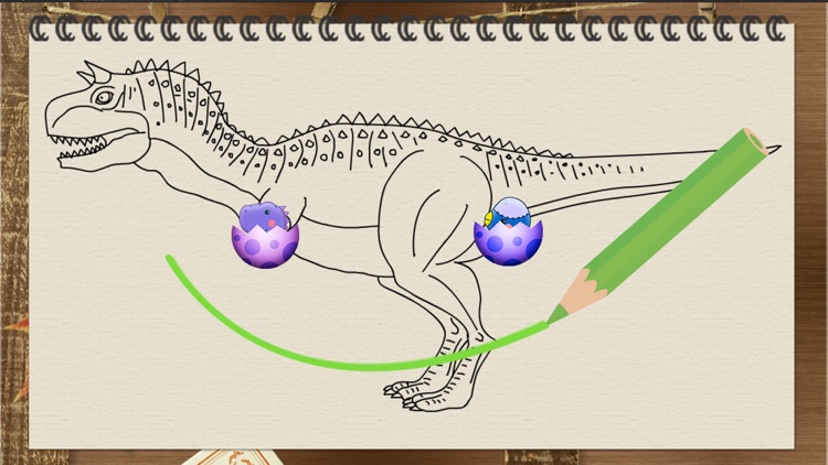 Dino line Draw - Drawing Game