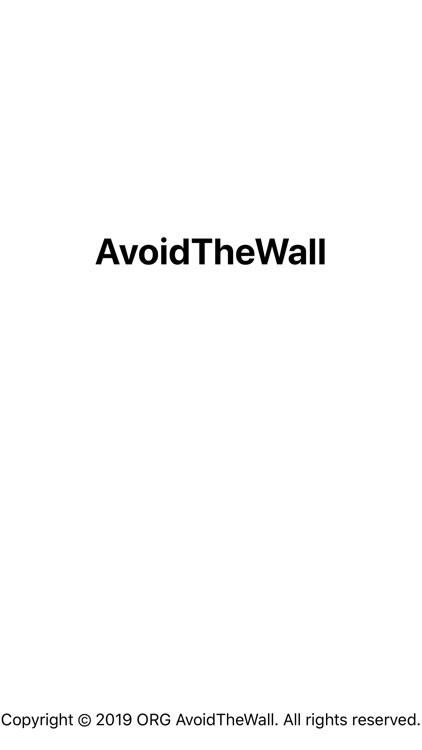 AvoidTheWall app